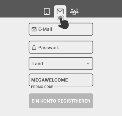 Αnmеldung реr Ε-Μаіl